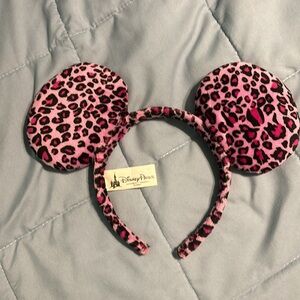 Pink Cheetah Mickey Ears Disney Parks Kids